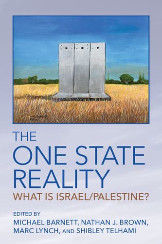 The One State Reality What is Israel/Palestine?