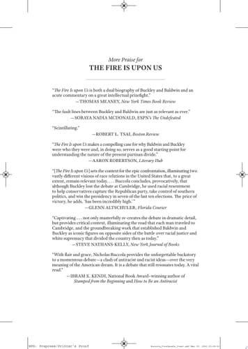 The Fire Is upon Us: James Baldwin, William F. Buckley Jr., and the Debate over Race in America