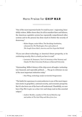 Chip War: The Fight for the World's Most Critical Technology