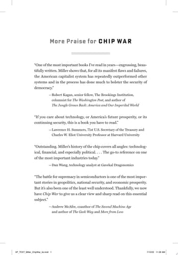 Chip War: The Fight for the World's Most Critical Technology