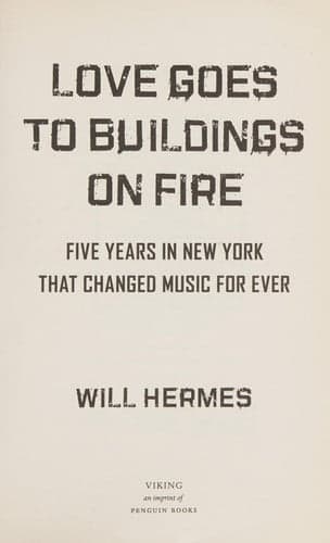 Love Goes to Buildings on Fire
