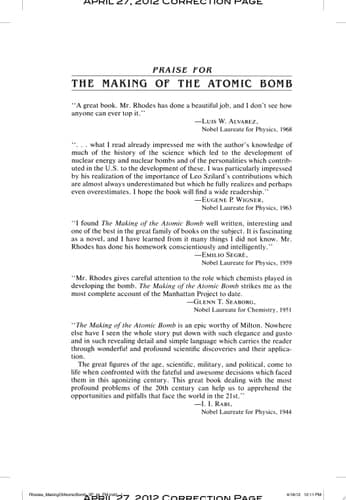 The Making of the Atomic Bomb