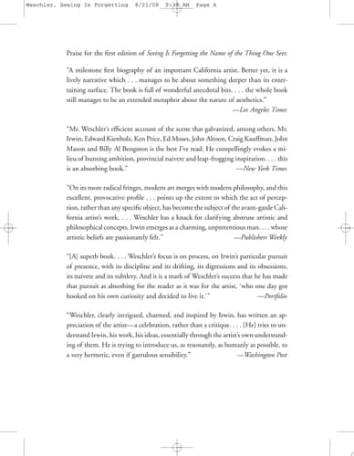 Seeing Is Forgetting the Name of the Thing One Sees: Expanded Edition